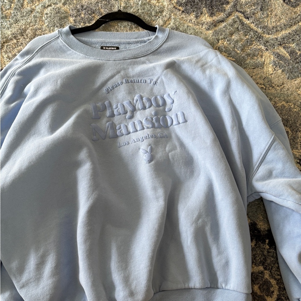 Playboy Light Blue Crew